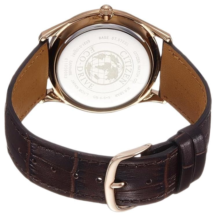 Часы CITIZEN Eco Drive ['50' 149262]M Водонепроницаемый Освежающий вариант Кварцевый механизм Корова Кожа Шнуровка Часы - изображение 2