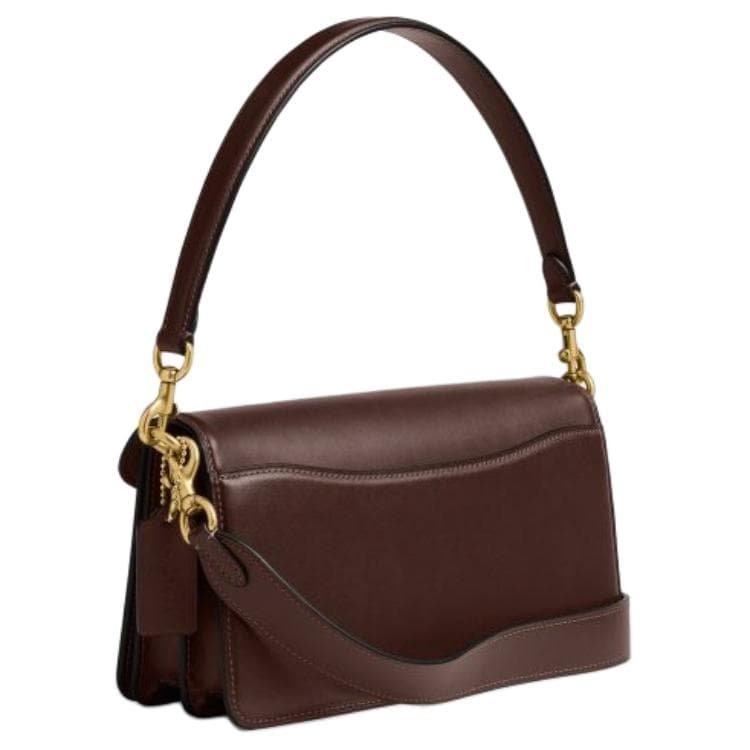 Мини-сумка COACH Tabby Коровья кожа Сумка через плечо Средняя Женская Кленовый Коричневый - изображение 2