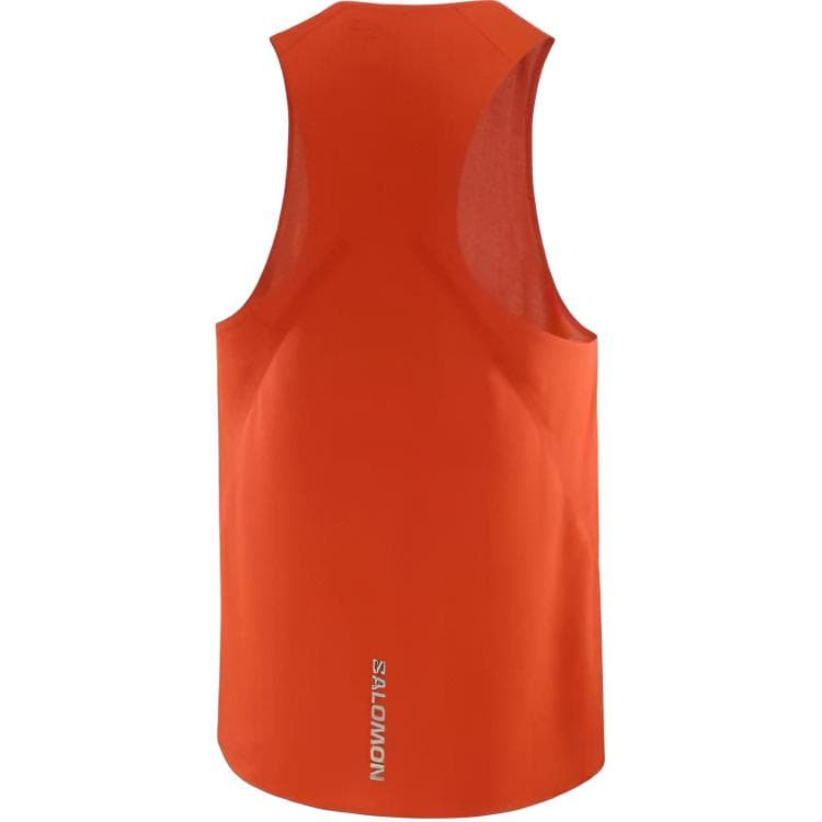 Майка Salomon Red Men's Tank Tops Salomon Красный Мужские Майки - изображение 2
