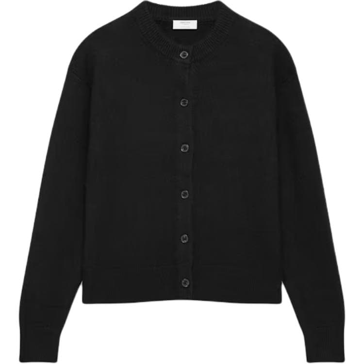 ARITZIA FW25 Essential Плюшевый с круглым узором Кардиган свободного кроя Плюшевый с круглым узором Свитер Женский - изображение 1