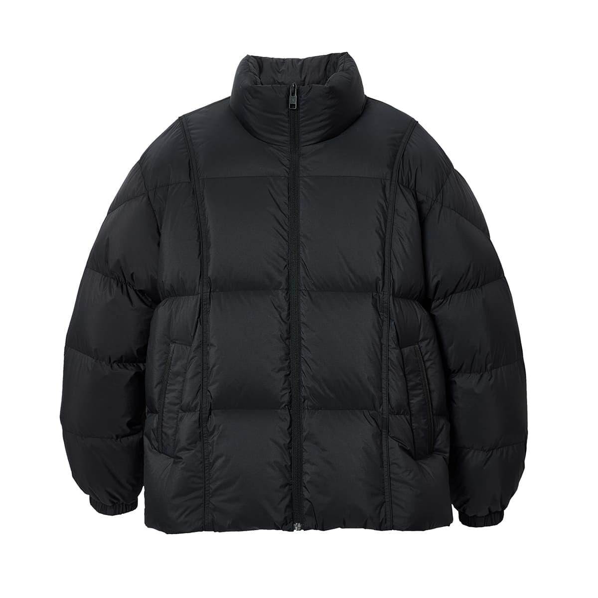 Зимняя куртка JACK&JONES Осенний водонепроницаемый однотонный повседневный свободный пуховик с воротником-стойкой - изображение 1