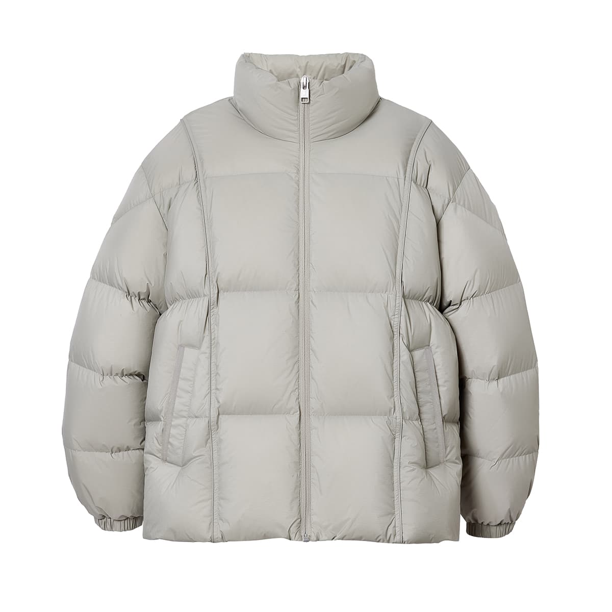 Зимняя куртка JACK&JONES Осенний водонепроницаемый однотонный повседневный свободный пуховик с воротником-стойкой - изображение 2