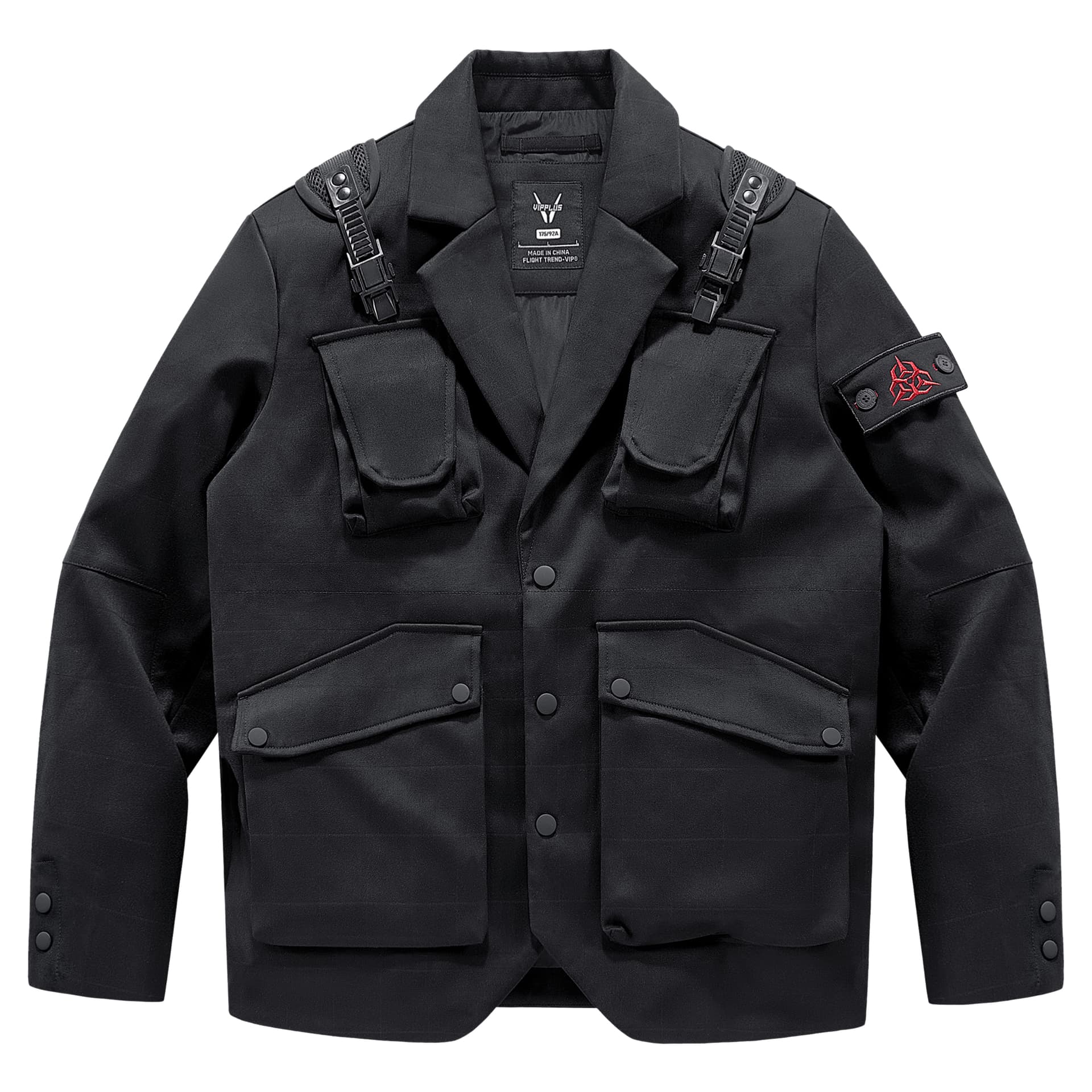 Пиджак VIP Urban Techwear Collection Бизнес-костюм мужской черный - изображение 1