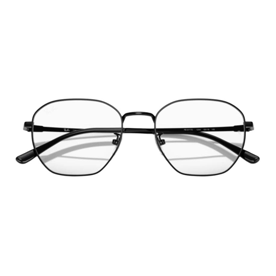 Оправа RayBan Титановый сплав Оправа для очков Унисекс Черная - изображение 4
