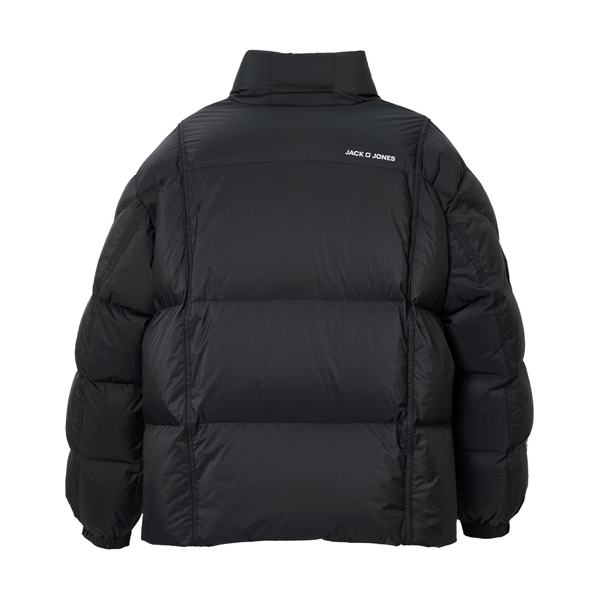 Зимняя куртка JACK&JONES Осенний водонепроницаемый однотонный повседневный свободный пуховик с воротником-стойкой - изображение 3