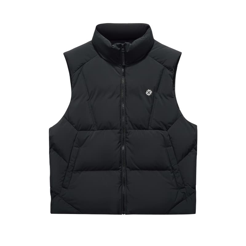 Куртка FILA FUSION Пуховый жилет Мужской Глубокий черный BK - изображение 1
