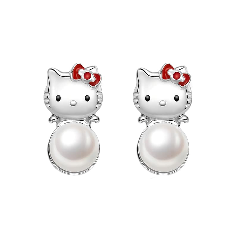Серьги Серьги-гвоздики Sanrio x Hello Kitty женские - изображение 1