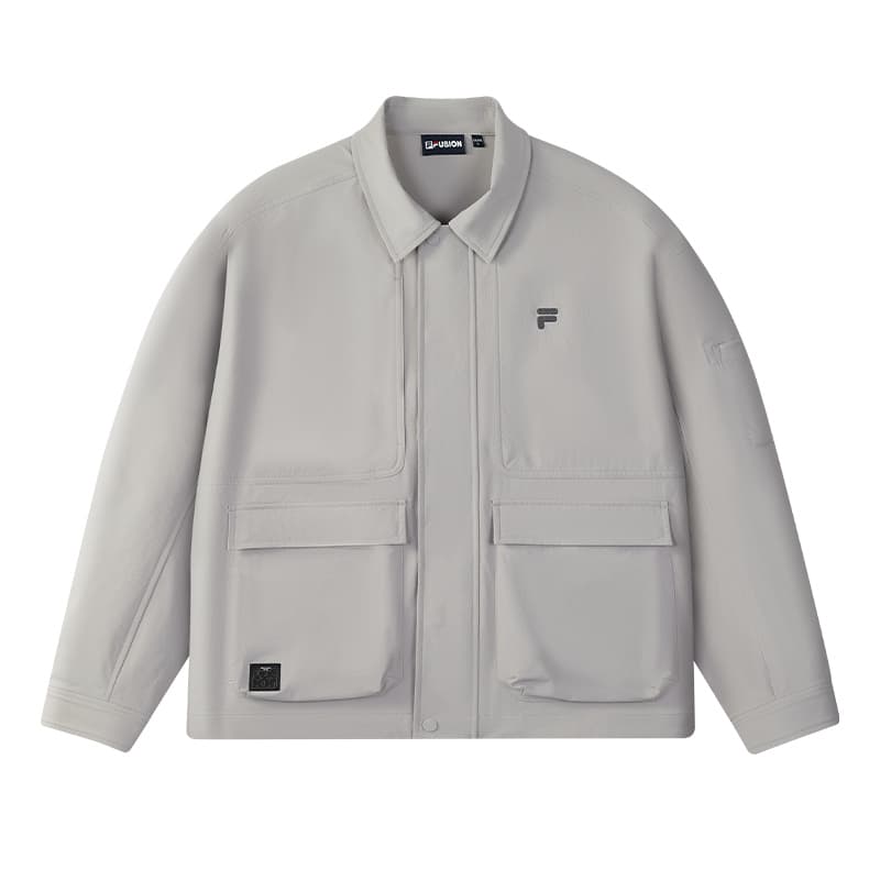 Куртка FILA FUSION Пальто Мужское Frost Серый - изображение 1