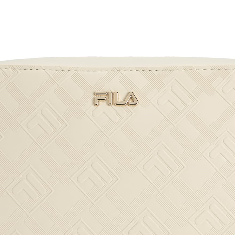 Сумка через плечо FILA Белый ПУ (полиуретан) с синтетической кожей сумка через плечо стандартная женская серый цвет пшеница - изображение 5