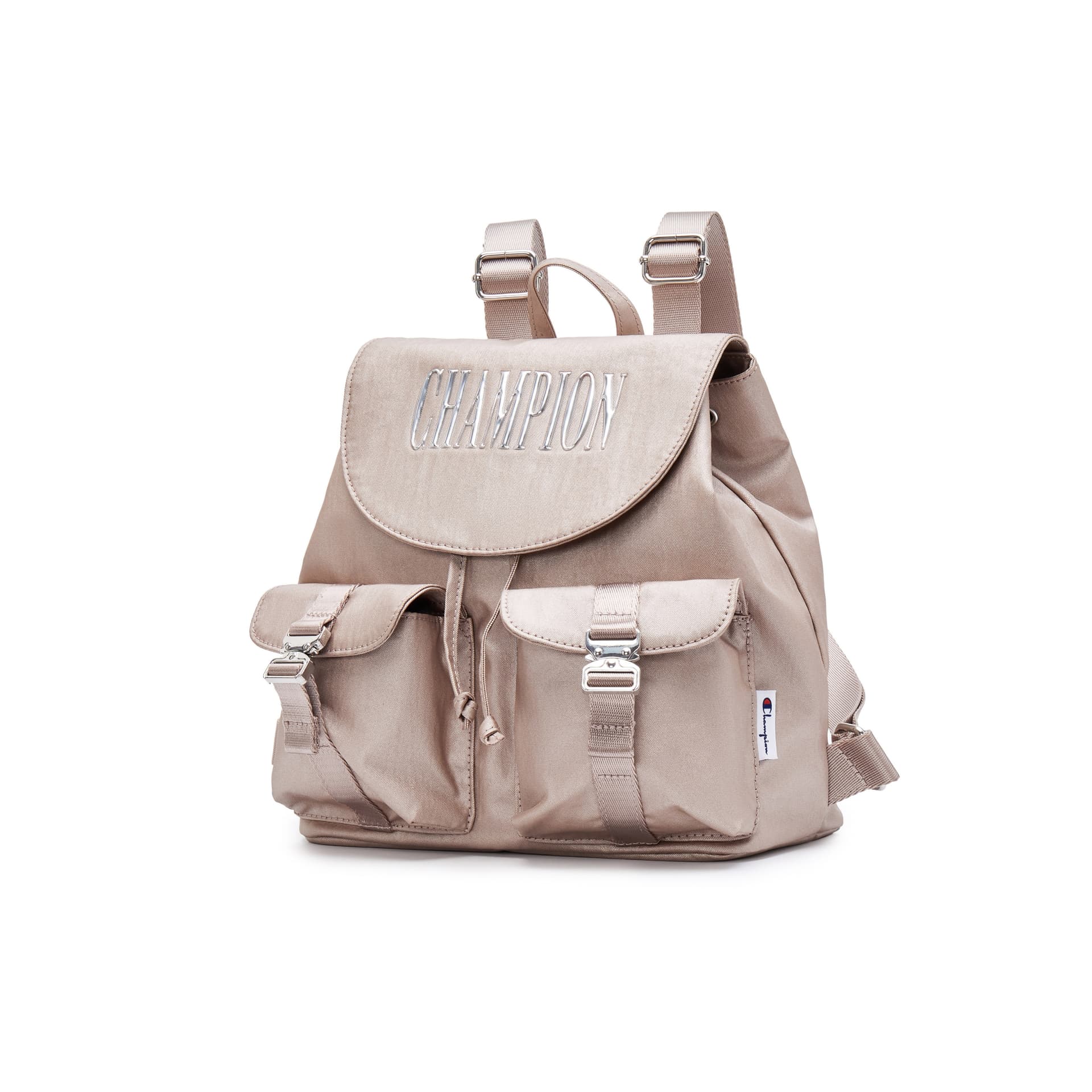 Рюкзак Champion Ткань Рюкзак Стандартный Unisex Светлый Деним Шампанское Золото Черный - изображение 2