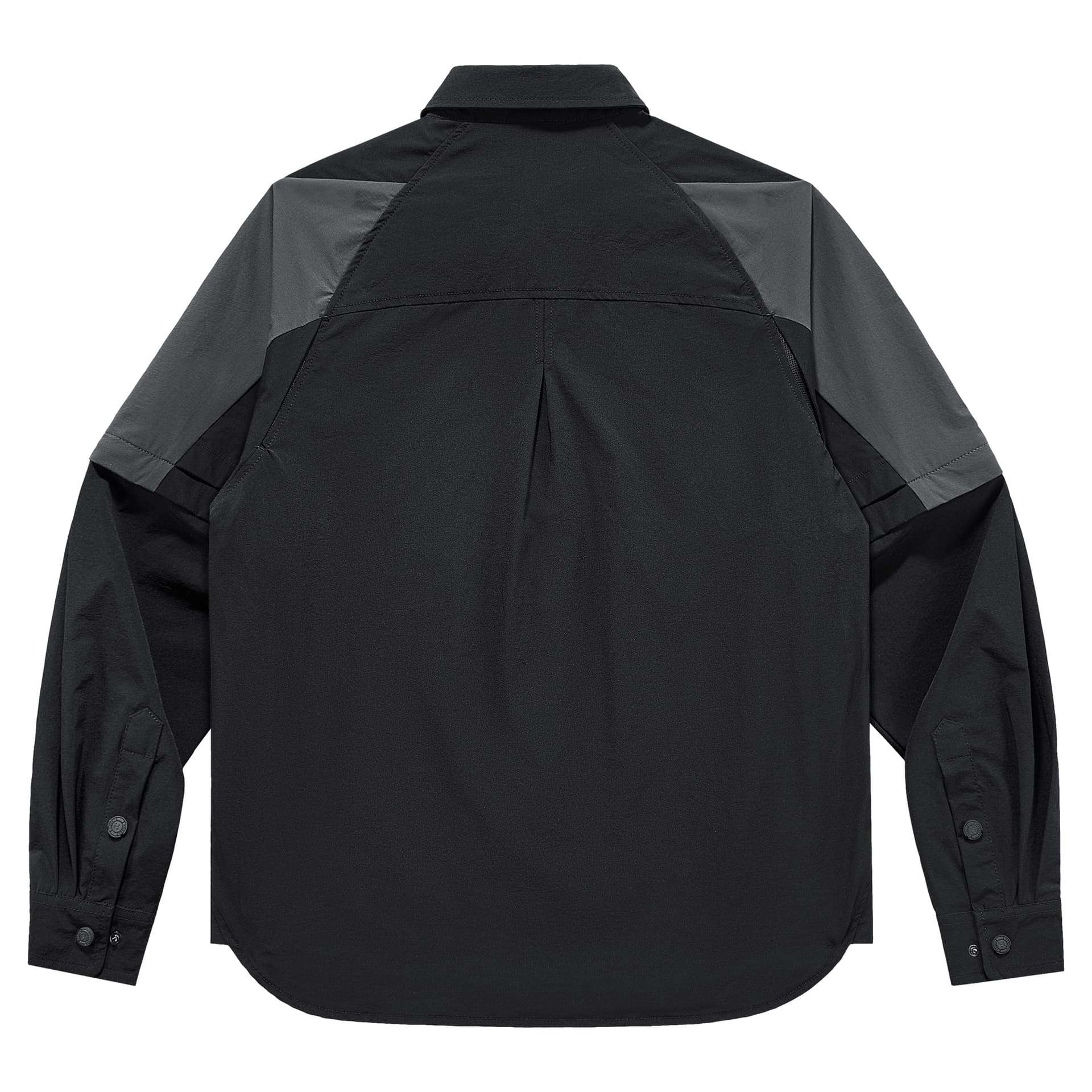 Рубашка VIP Urban Techwear Collection Деконструкция Пэчворк Сборка и Разборка Длинная Рубашка с Рукавами Унисекс - изображение 2