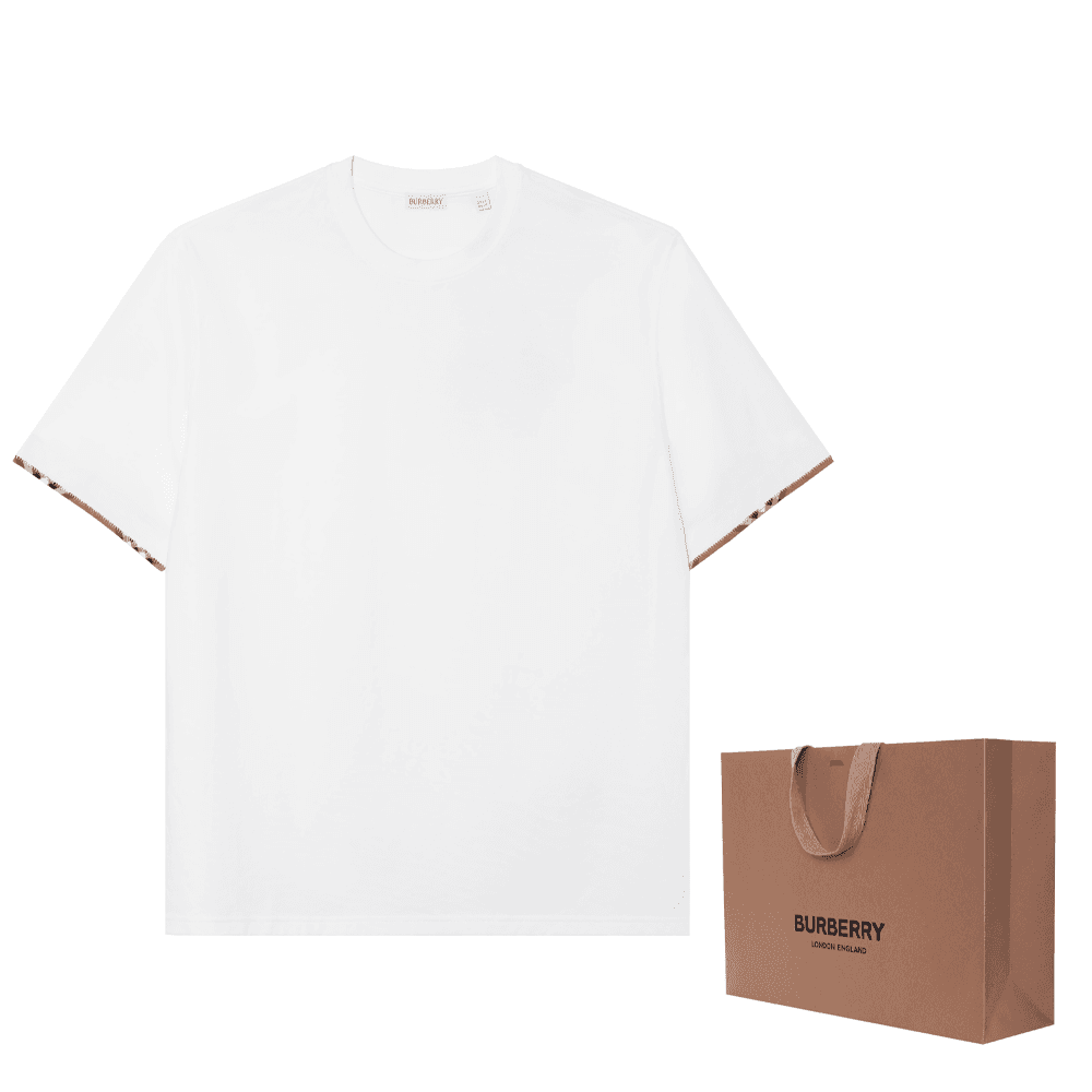 Футболка Burberry SS25 T Рубашка Мужская Белая - изображение 5