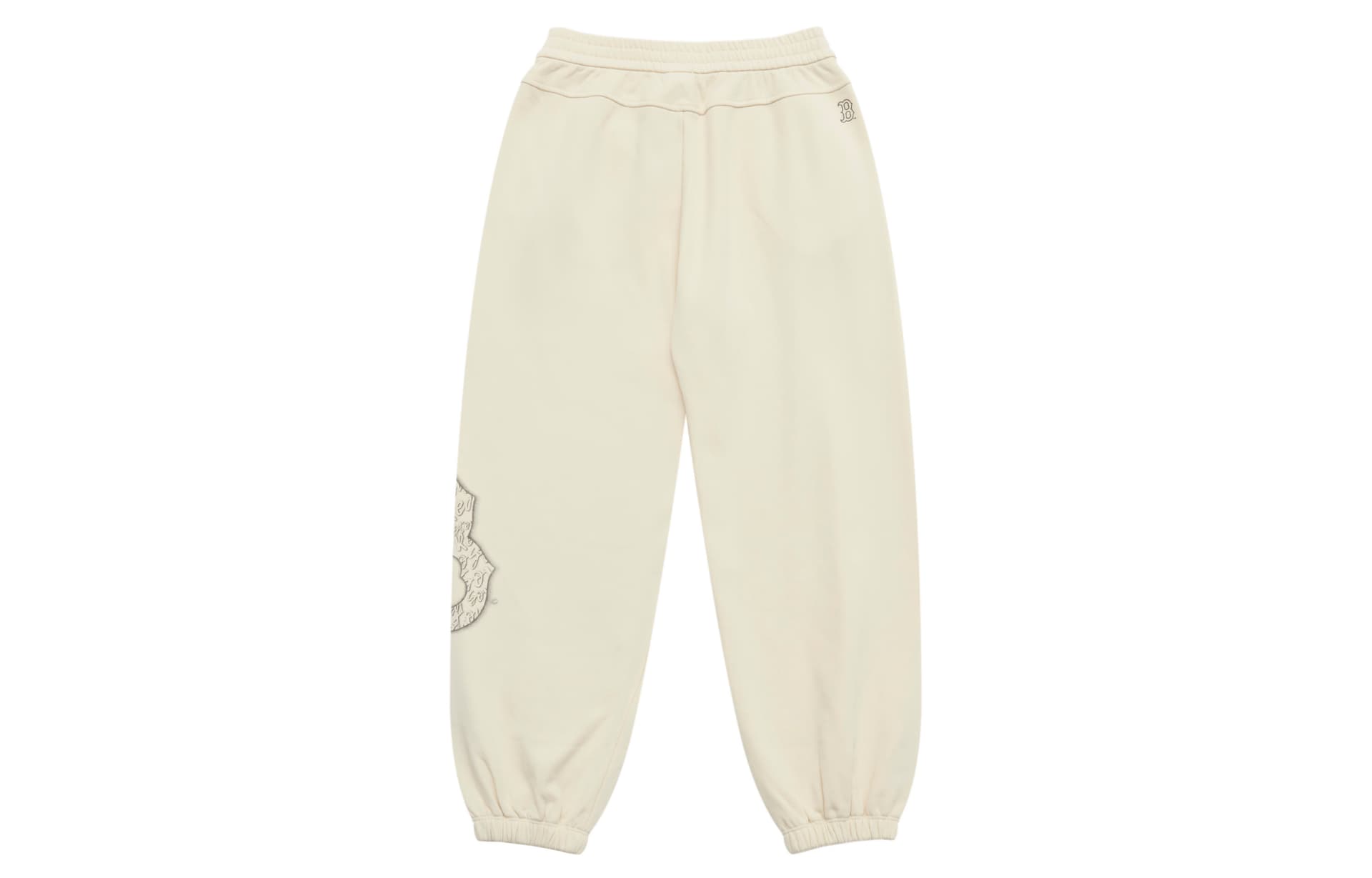 Штаны MLB Boston Red Sox Basic Collection 25FW Вязаные Тренировочные Штаны Унисекс Стандартный Размер Айвори - изображение 2
