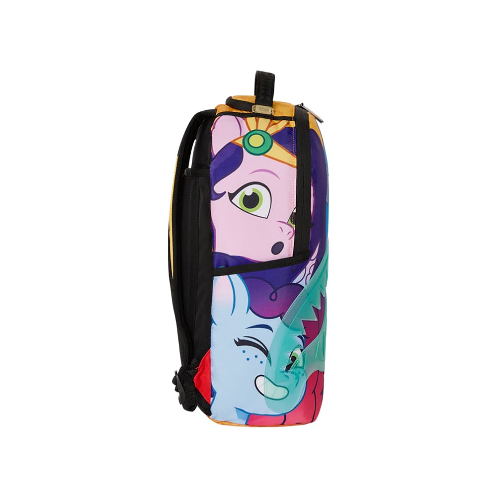 Рюкзак SPRAYGROUND Мой маленький пони Коллаборация Полиэстер Рюкзак Стандартный (Standard) Унисекс Многоцветный - изображение 4