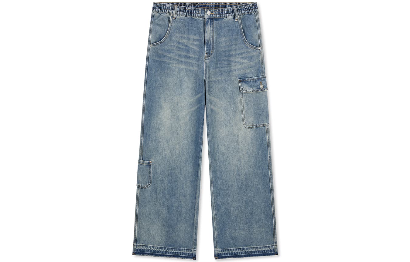 Штаны BONELESS Cut Wash Blue Unisex Jeans BONELESS Cut Промытый Синий Унисекс Джинсы - изображение 1
