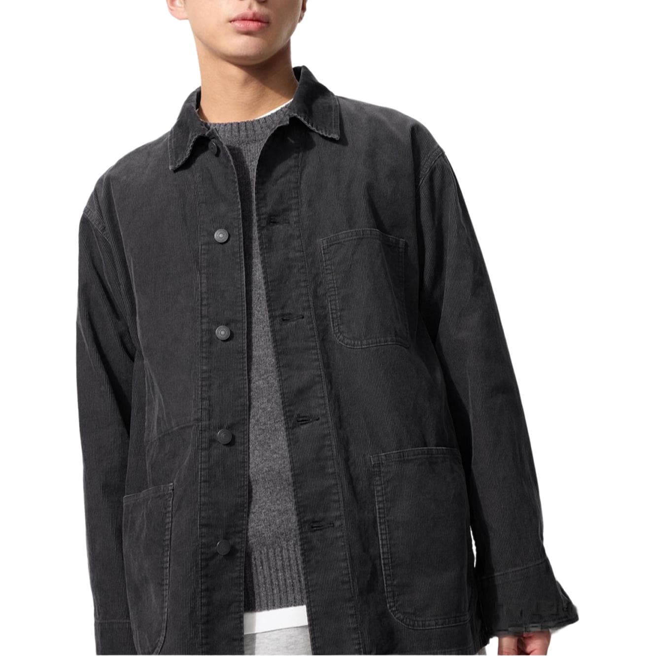 Куртка UNIQLO Темно-серый Мужской Куртки - изображение 1
