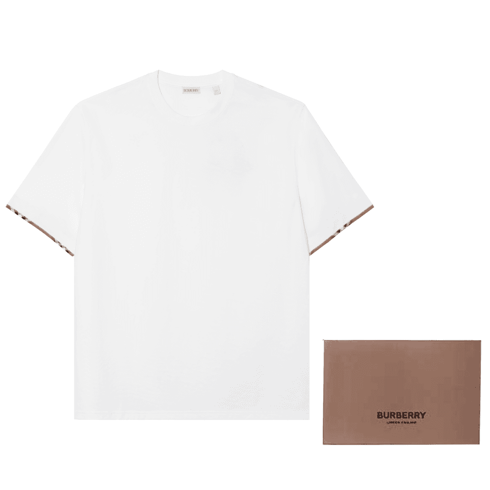 Футболка Burberry SS25 T Рубашка Мужская Белая - изображение 3