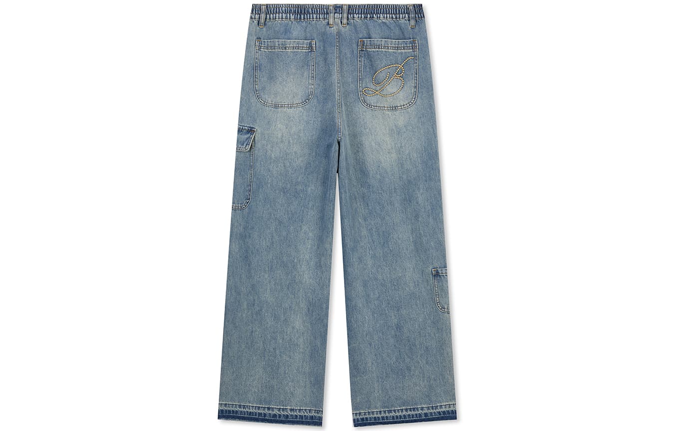 Штаны BONELESS Cut Wash Blue Unisex Jeans BONELESS Cut Промытый Синий Унисекс Джинсы - изображение 2