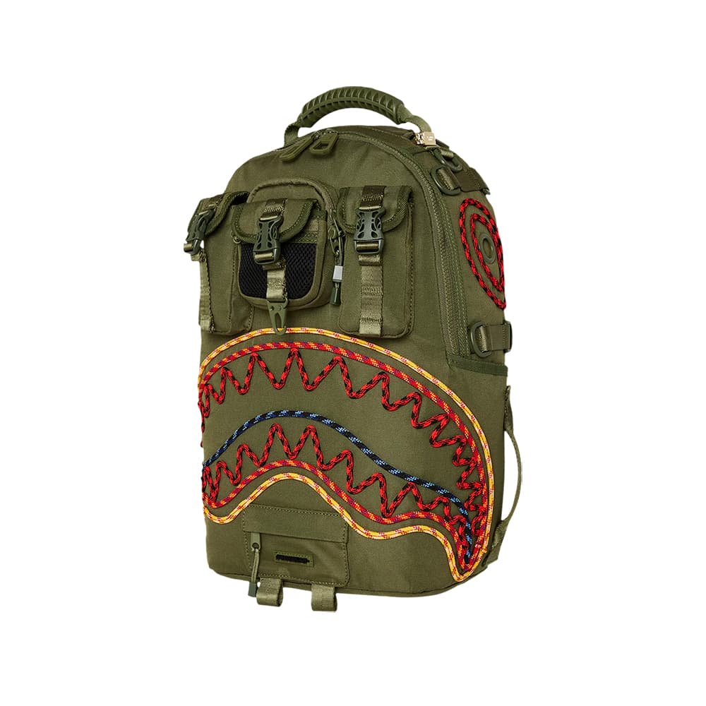Рюкзак SPRAYGROUND Полиэфирное волокно Рюкзак Обычный (стандартный) Мужской Армейский зеленый - изображение 2