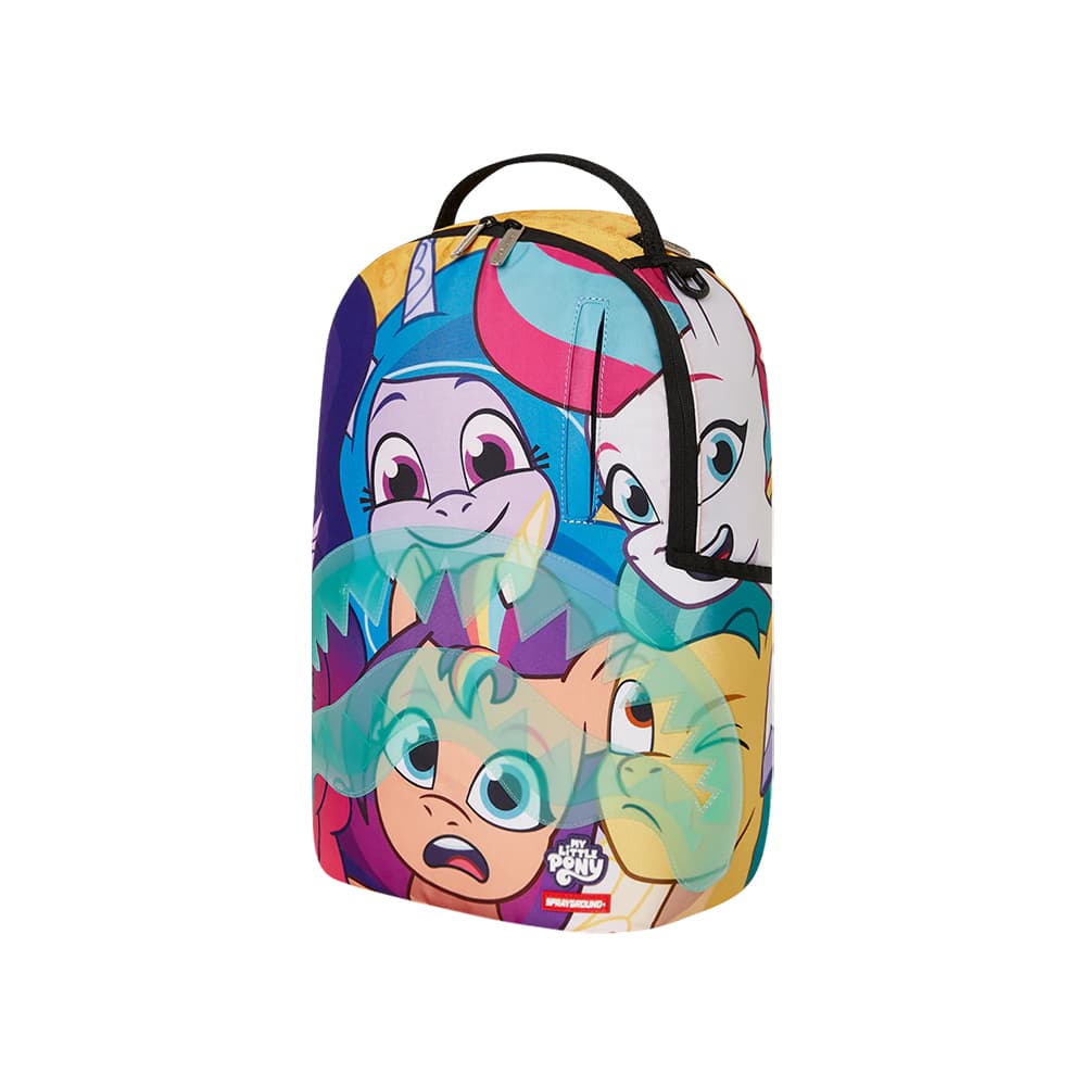 Рюкзак SPRAYGROUND Мой маленький пони Коллаборация Полиэстер Рюкзак Стандартный (Standard) Унисекс Многоцветный - изображение 3