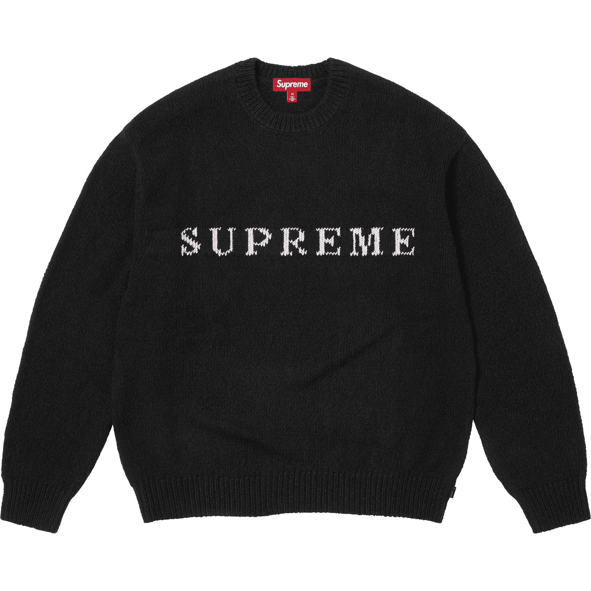 Кофта Supreme Fw25 WEEK15 Контрастный логотип свитер унисекс - изображение 1