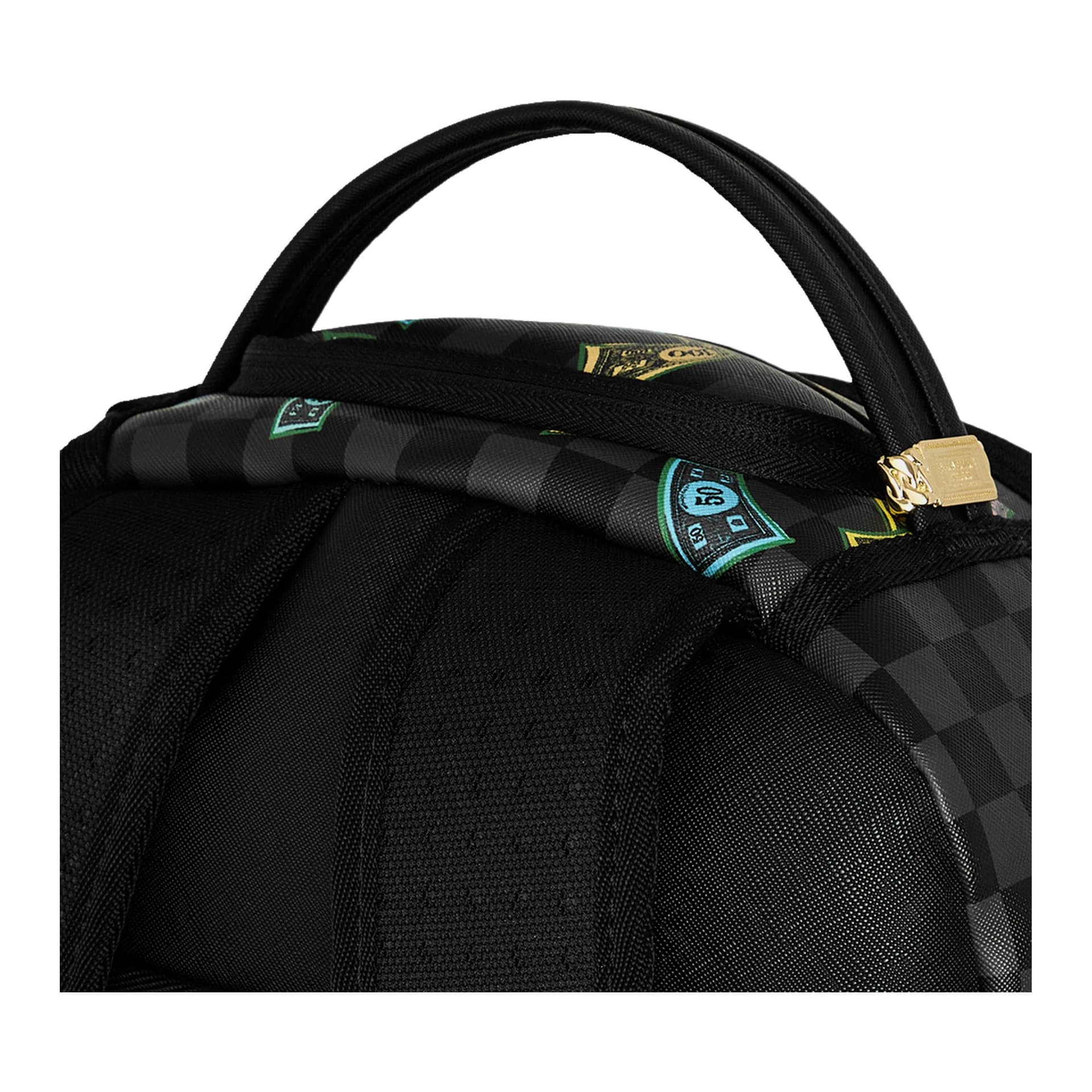 Рюкзак SPRAYGROUND Коллаборация с Monopoly Искусственная кожа Рюкзак Унисекс Черный - изображение 2