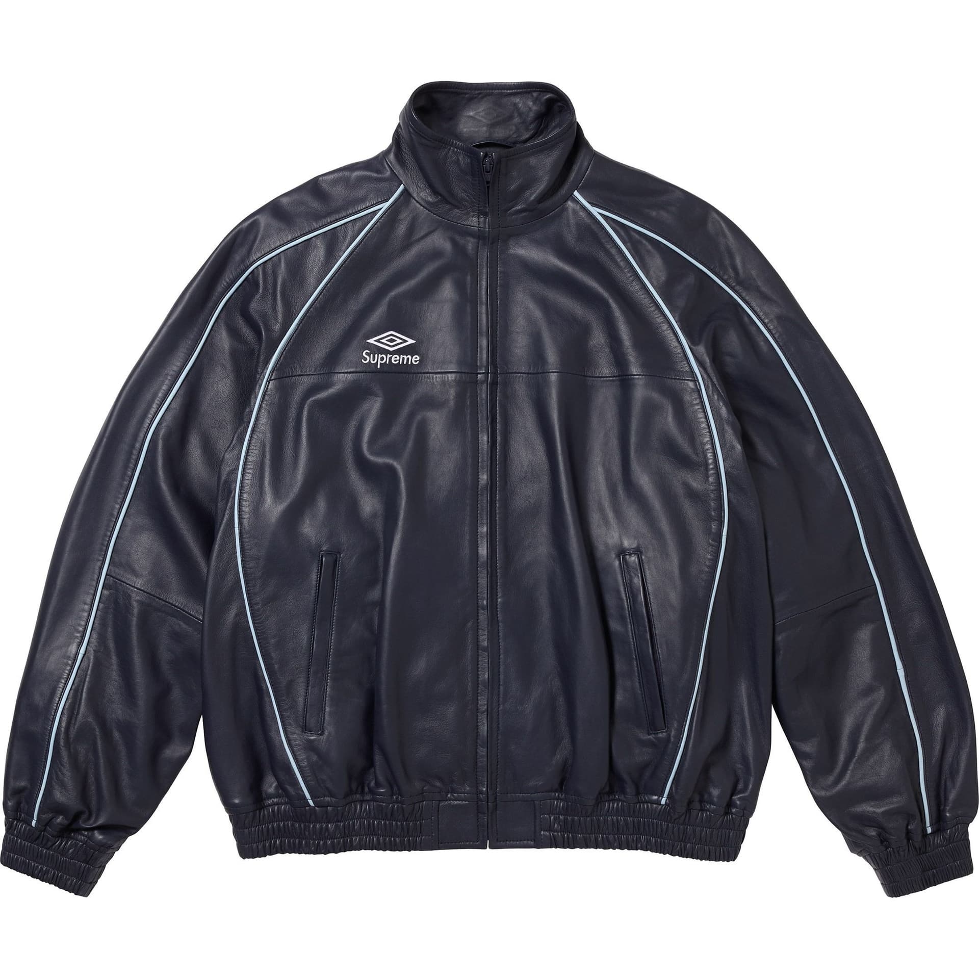 Куртка Supreme UMBRO FW25 WEEK4 Кожа Дорожка Куртка Унисекс - изображение 1