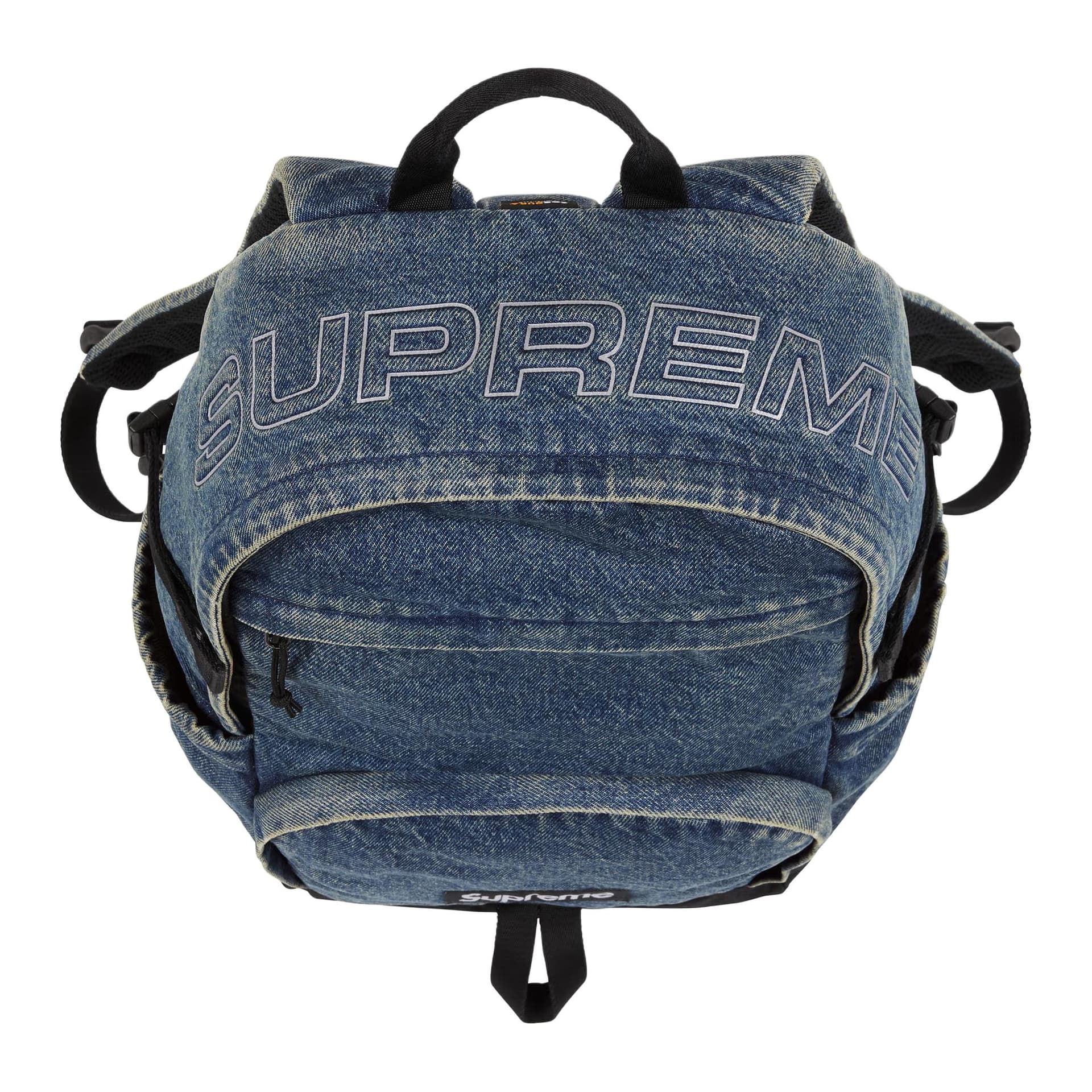Рюкзак Supreme FW25 Denim Blue Backpack - изображение 3
