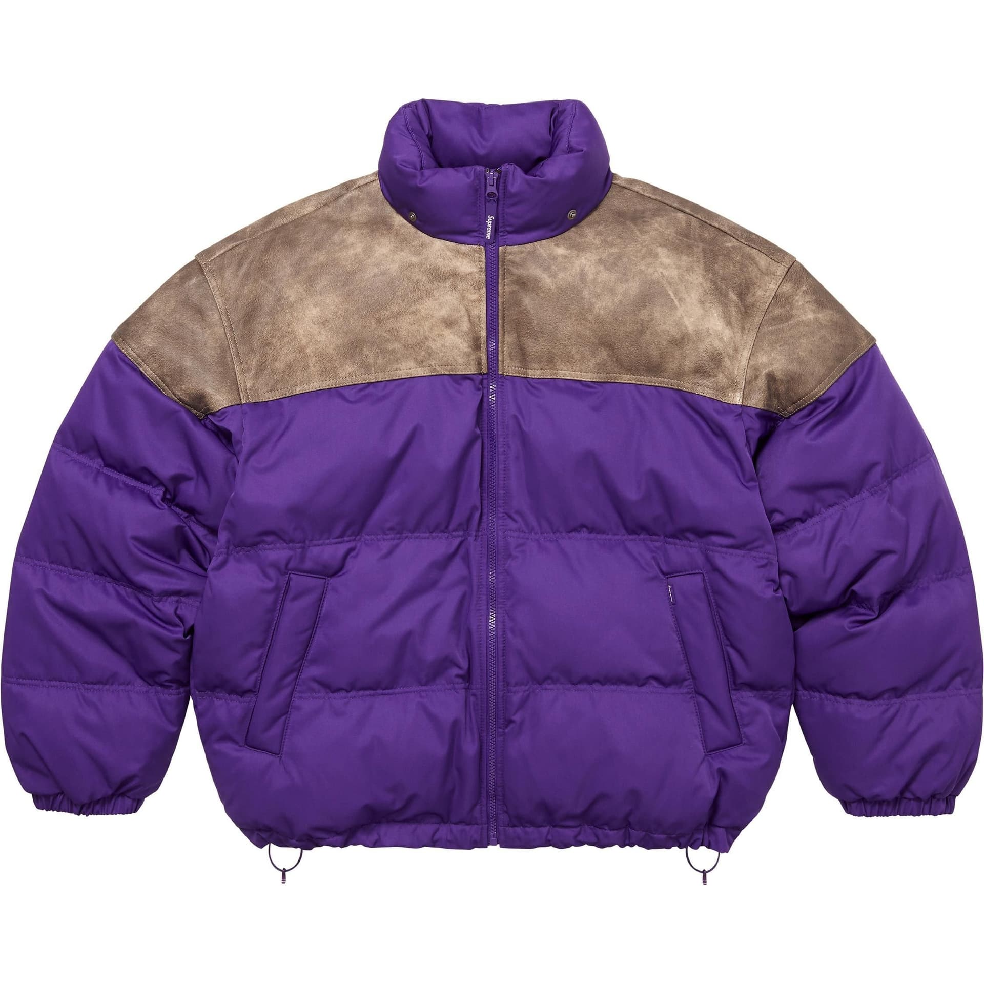 Куртка Supreme FW25 WEEK7 Кожаные плечевые сумки Пуховая куртка Унисекс - изображение 1