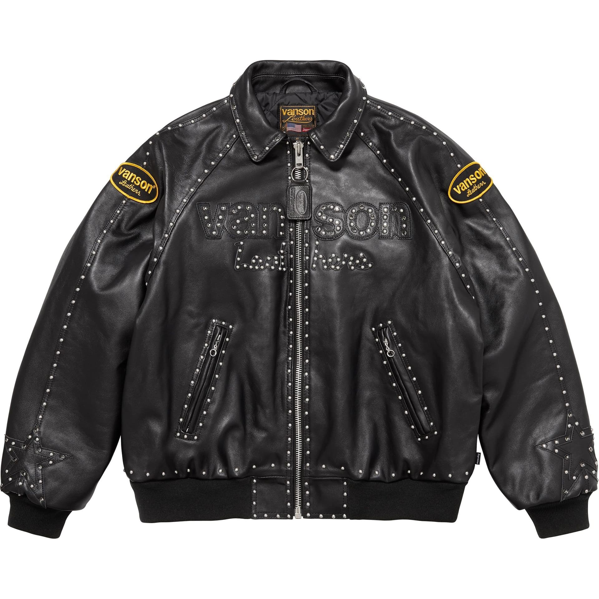 Куртка SUPREME X VANSON LEATHERS X B.b. Simon FW25 WEEK15 Куртка Унисекс - изображение 2