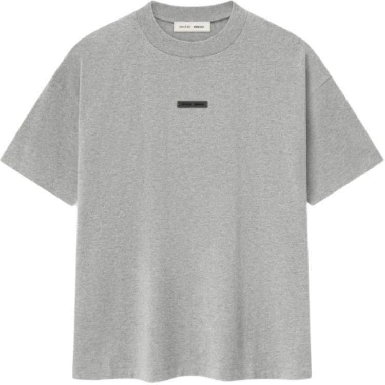 Футболка Fear of God ESSENTIALS FW25 Классическая посадка T-рубашка Бетон Вереск T-рубашка Мужская - изображение 2