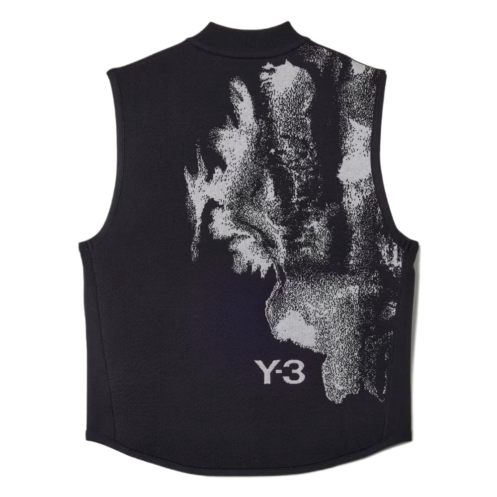 Y-3 Running Engineered Vest Удобный логотип безрукавка на молнии женский - изображение 2