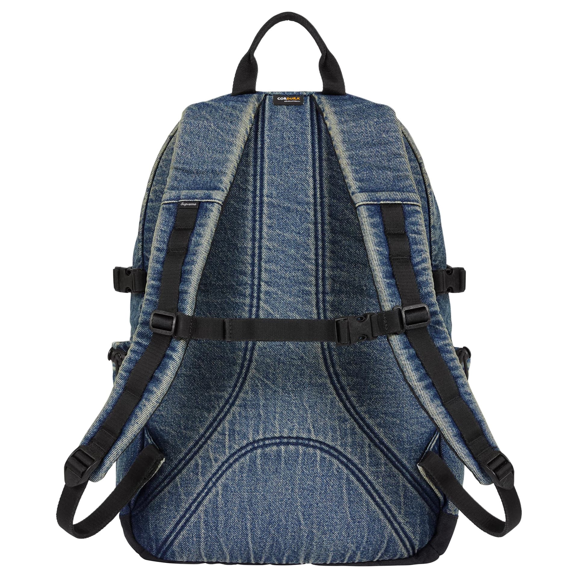 Рюкзак Supreme FW25 Denim Blue Backpack - изображение 2