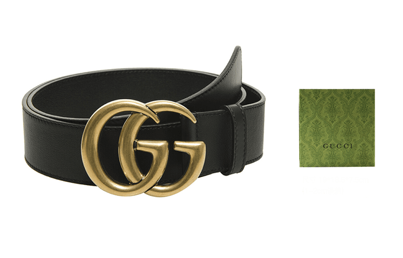 Ремень Gucci GG Gold Buckle Belt - изображение 2