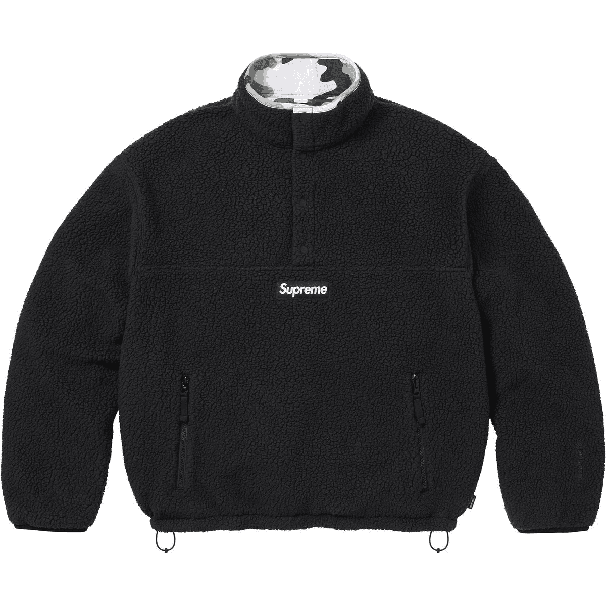 Худи Supreme POLARTEC FW25 WEEK8 POLARTEC Овчина Двусторонний Толстовка Унисекс - изображение 1