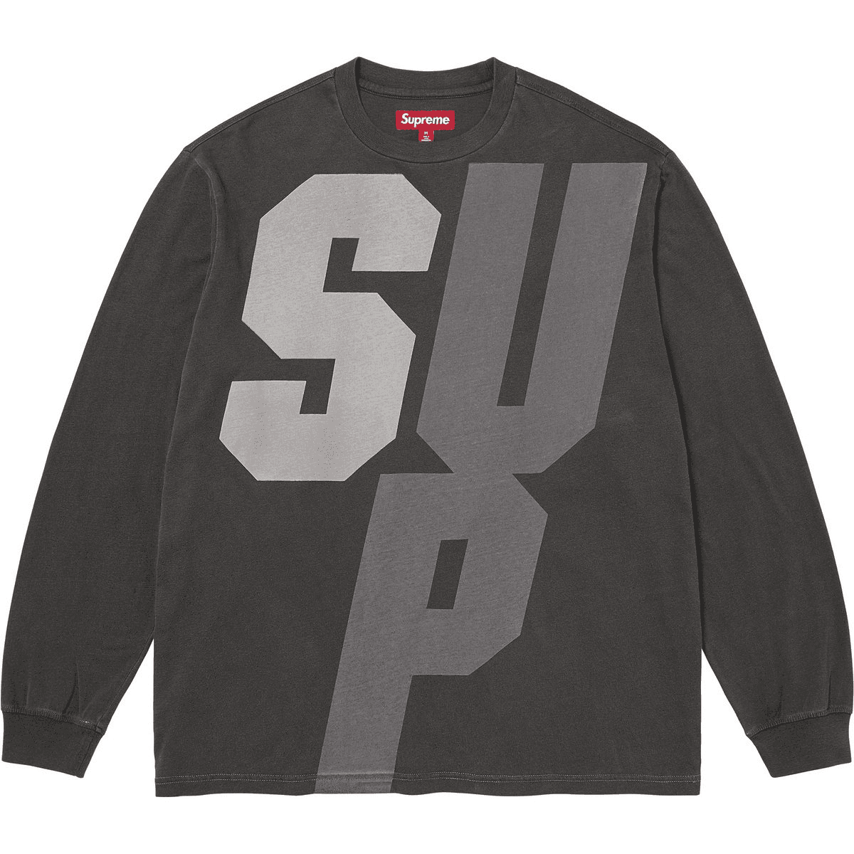 Футболка Supreme FW25 Reflective LS Top T - изображение 3