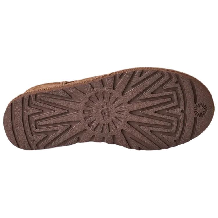 Ботинки зимние UGG CLASSIC ULTRA MINI с флисовой подкладкой универсальные комфортные ботинки для снега женские коричневые - изображение 4