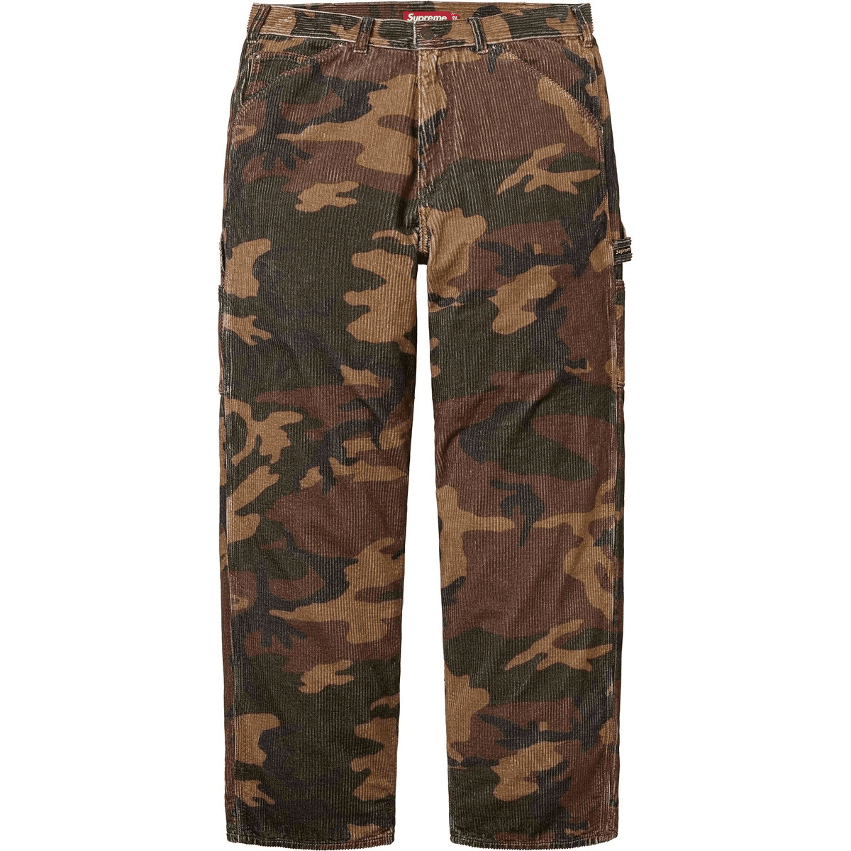 Штаны Supreme FW25 WEEK18 Широкие штаны из вельвета PAINTER повседневные унисекс - изображение 1