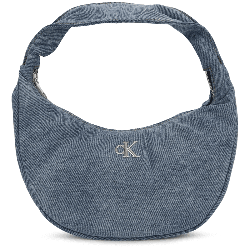 Мини-сумка Calvin Klein Ткань Сумка через плечо Средняя Женская Джинсовая Светло-Синяя - изображение 1
