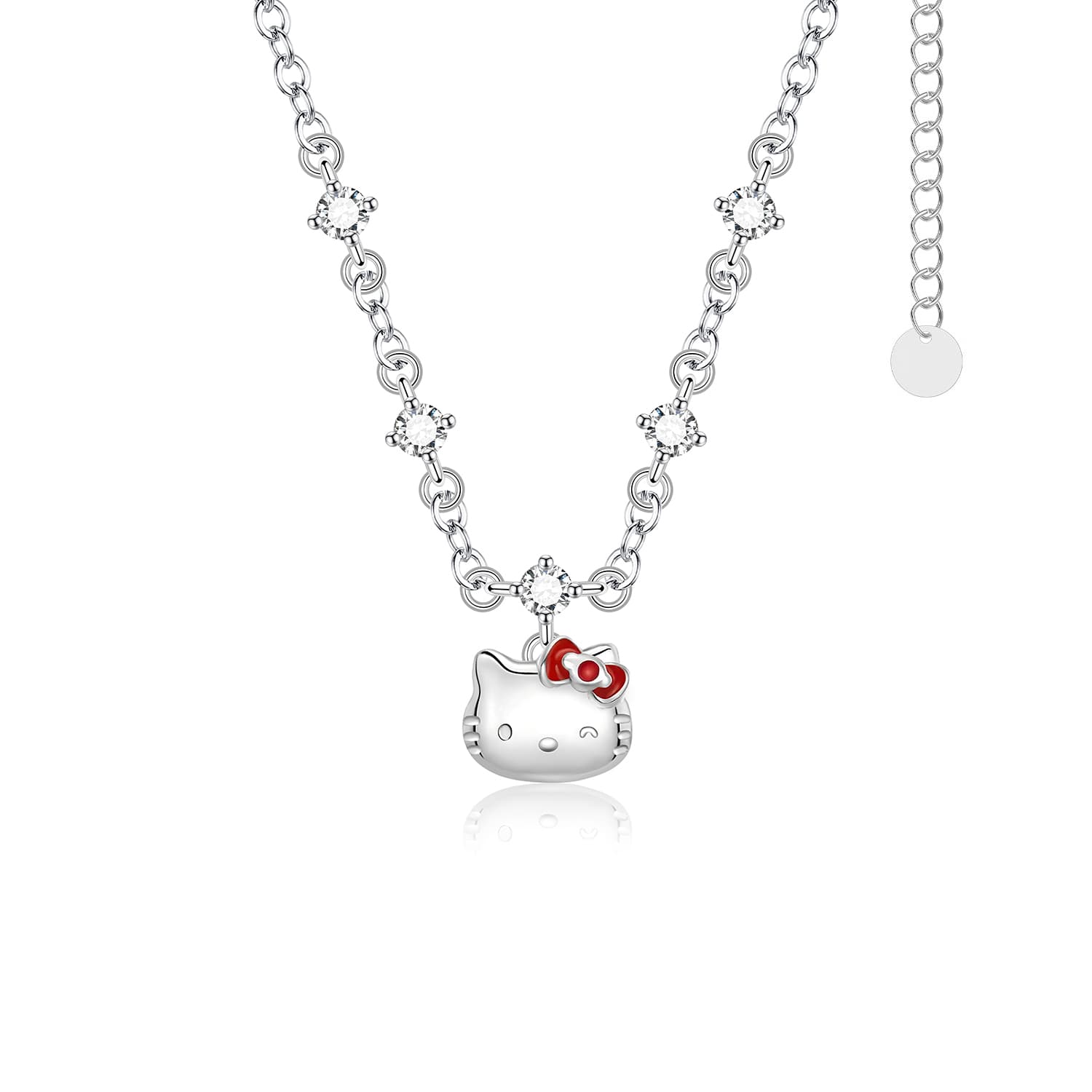 Ожерелье Sanrio x Hello Kitty Цирконовый Сплав Ожерелье Женское - изображение 1