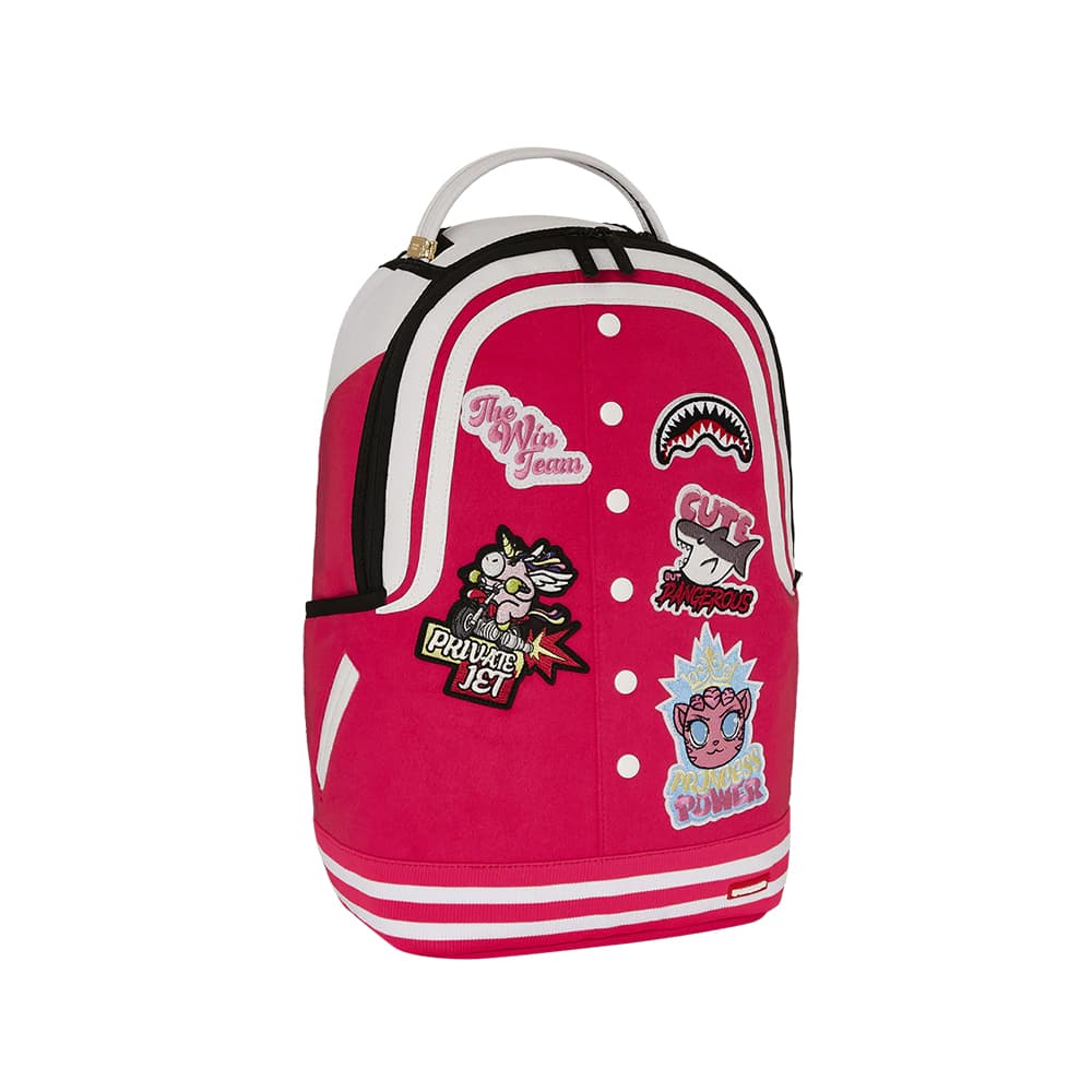 Рюкзак SPRAYGROUND Полиэфирное волокно Рюкзак Обычный (стандартный) Унисекс Розово-красный - изображение 2