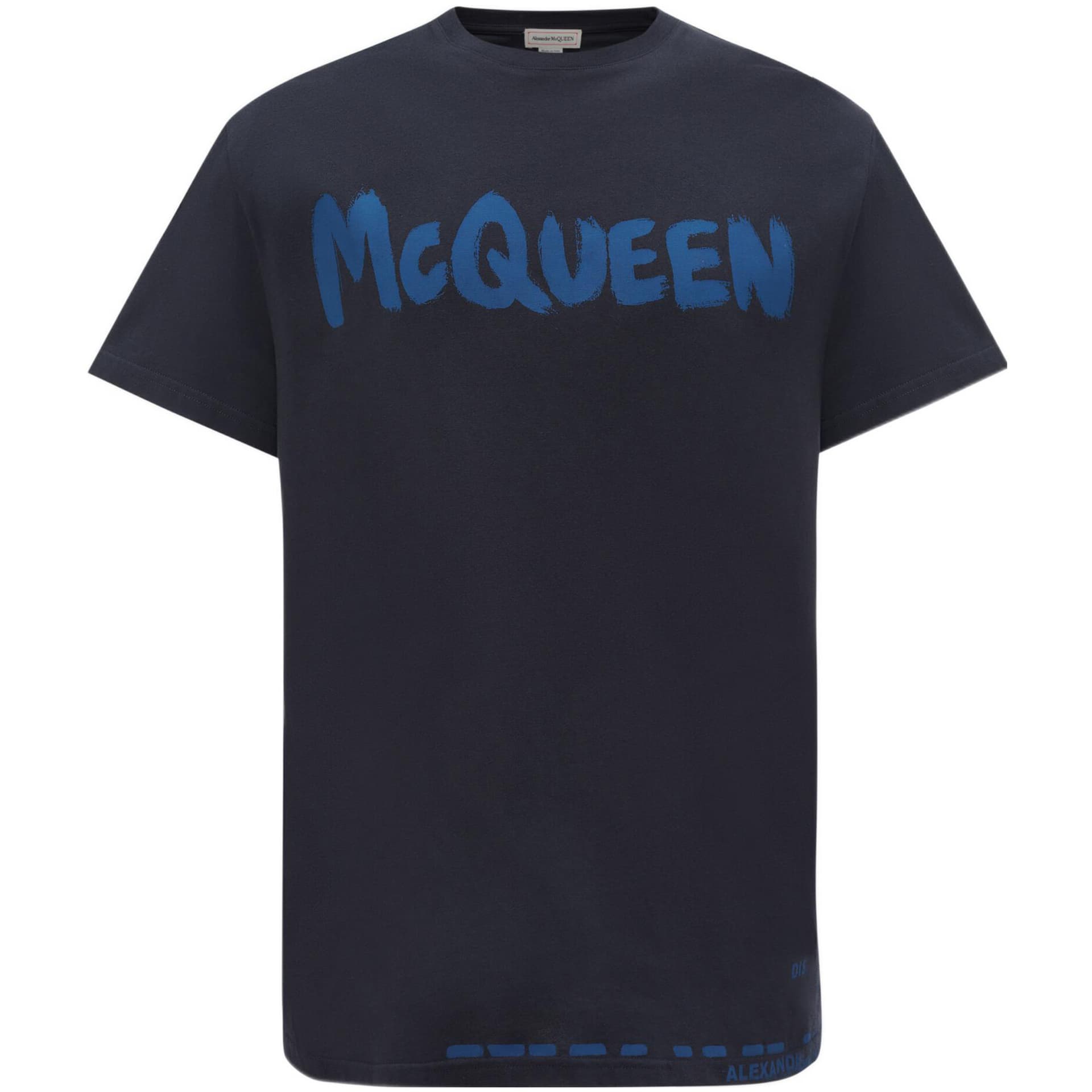 Футболка Alexander McQueen SS22 Logo T-Shirt Navy