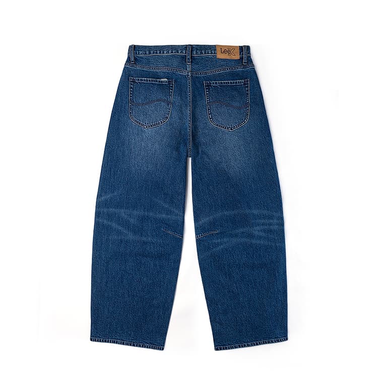 Штаны Lee Medium Dark Blue Unisex Jeans Ли Мид Темно-Синий Унисекс Джинсы - изображение 2