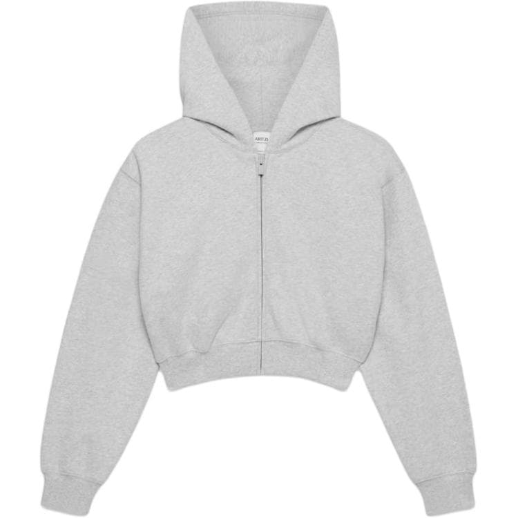Худи ARITZIA FW25 Уютный Свитфлис Идеальный Кроп Молния Толстовка Женская - изображение 1