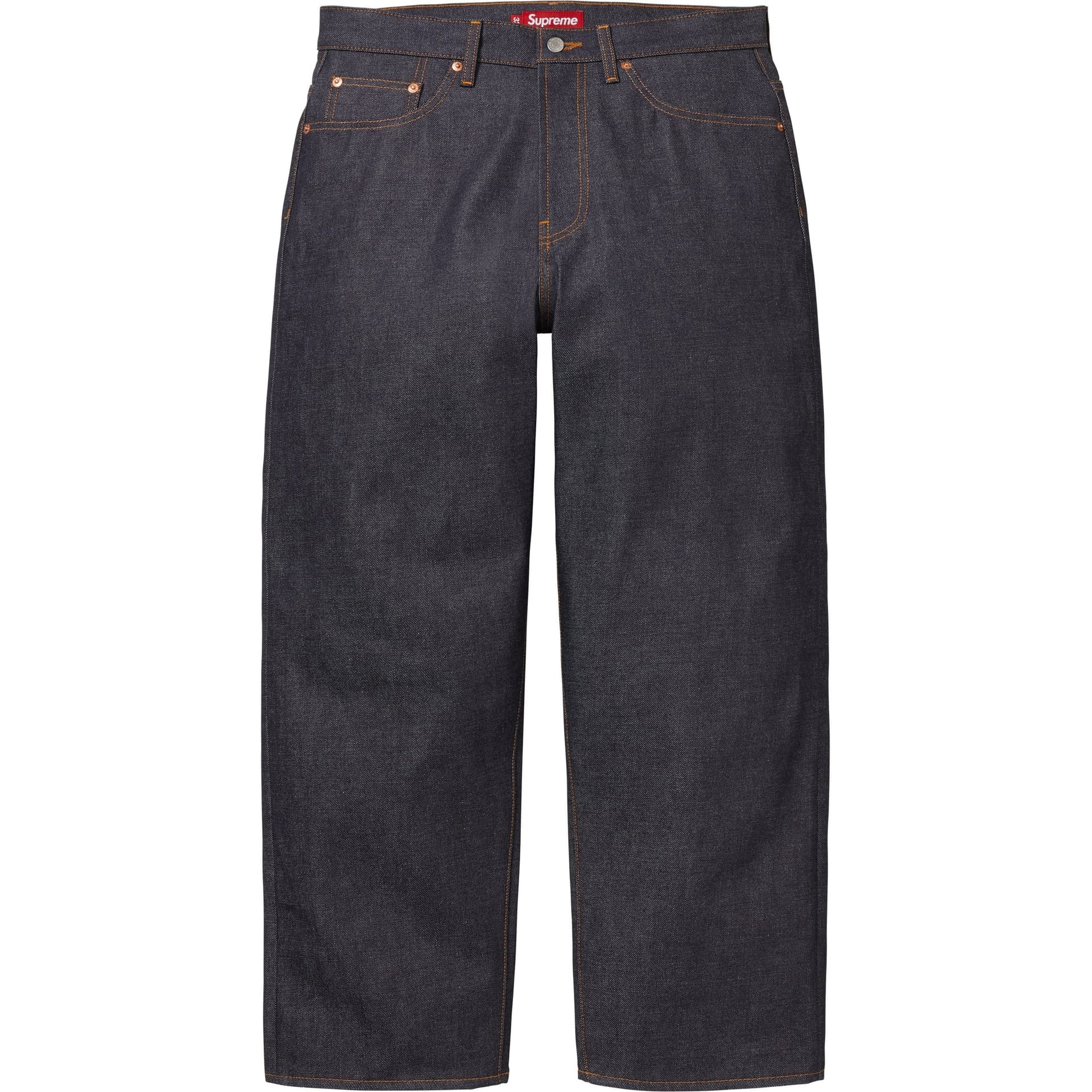 Штаны Supreme FW25 BAGGY Selvedge Jean Джинсы Унисекс - изображение 1