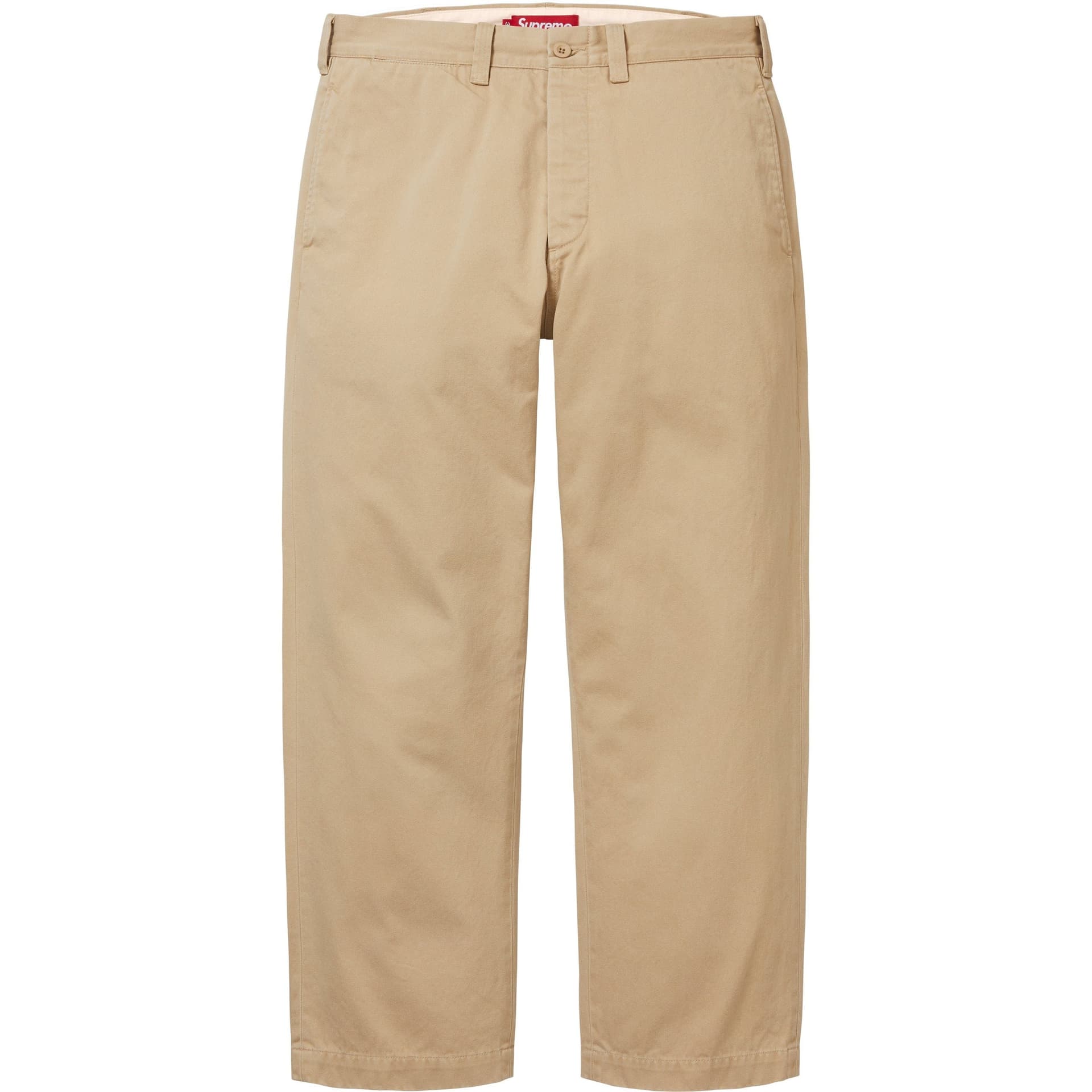 Штаны Supreme FW25 Chino Брюки Повседневные Брюки Унисекс - изображение 6