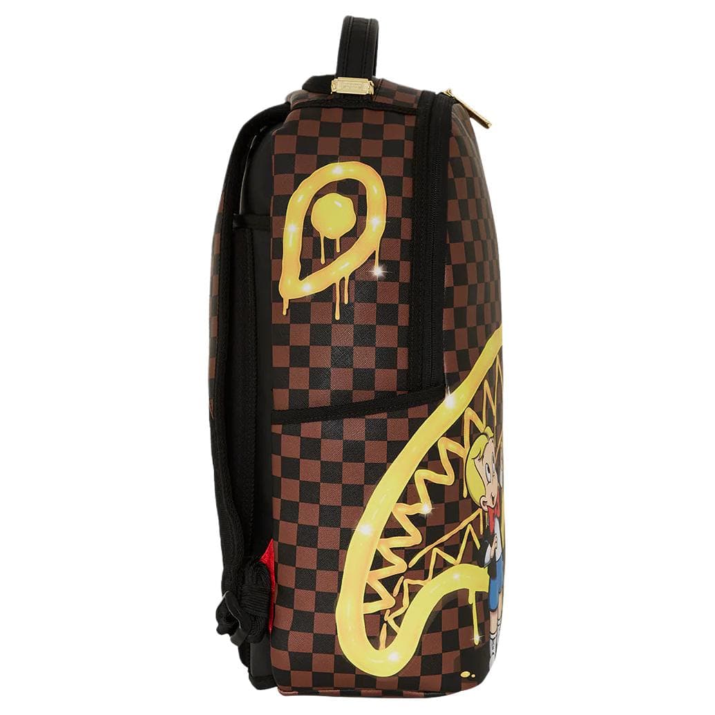 Рюкзак SPRAYGROUND Искусственная кожа Рюкзак Обычный (стандартный) Унисекс Коричневый - изображение 4