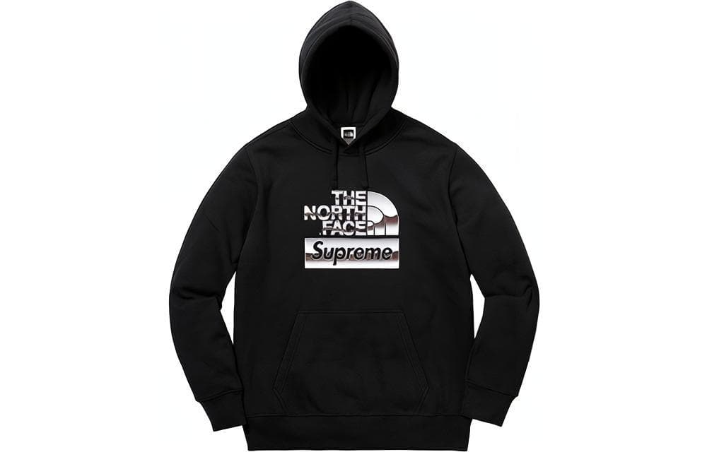 Худи Supreme x The North Face SS18 Hoodie Black - изображение 1