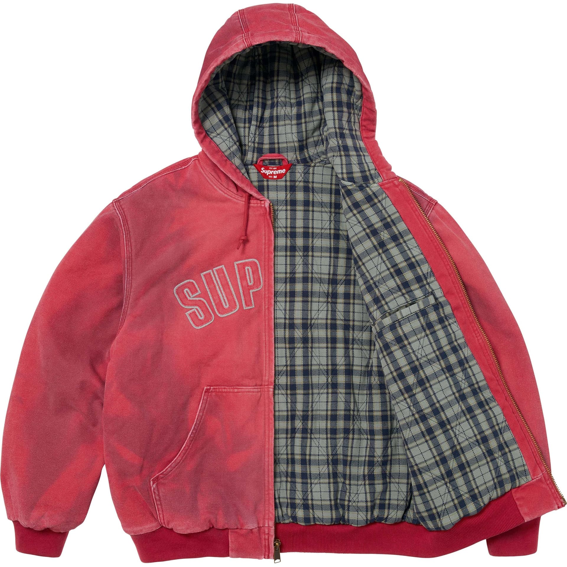Куртка Supreme Reflective Arc Hooded Work Jacket — фото 2