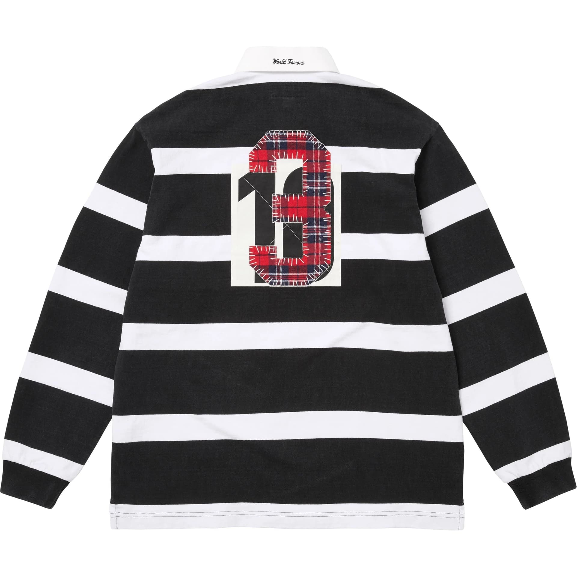Supreme FW25 WEEK1 Регби Джерси с Полосами Унисекс - изображение 2